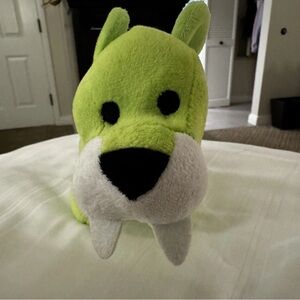Disney Park Animal Kingdom Dinoland Saber Tooth Tiger Plush - Green